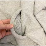 Alo Yoga Bamboo Dolman Shearling Snap Neck Curved Hem Sweatshirt medium Photo 6