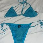 Triangl Blue Sparkly  Bikini Set Photo 0