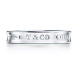 Tiffany & Co. Tiffany 1837 Ring in Silver, Narrow Photo 0