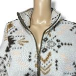 Avalanche Womens Full Zip Sherpa Fleece Jacket Sweatshirt Aztec Print Medium Photo 1