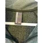 Mondetta  Women's Hooded Jacket Pockets Thumbholes Black/Gray Herringbone Size M Photo 2