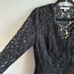 WAYF Dress Black Lace Long-Sleeve Say It Out Loud V Neck Mini Sz M EUC Nordstrom Photo 8