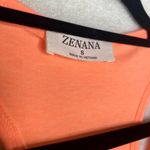 Zenana  Premium Scoop Neck Racerback Tank Top Bodysuit Neon Orange Size Small Photo 2