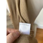 Lauren Manoogian Tan Ribbed Short Sleeve Column Lettuce Hem Tunic Dress Size L Photo 6