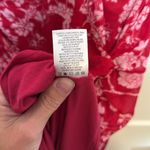 House of Harlow 1960 Red and White Floral Long Sleeve Dress Photo 7