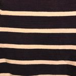 Loft Knitted Blue & Gray Striped Top Photo 3