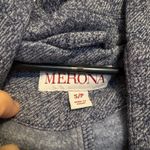 Merona heathered gray tie-waist hooded coat Photo 2