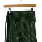 Wilo The Label Polka Dot High Rise Leggings Womens M Green Athleisure Sporty Size M Photo 2