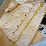 Tuckernuck  Tan Stone Blake Long Sleeve Button Down Minimalist Mini Dress Size Sm Photo 12