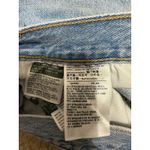 Levi's Levi 501 High rise light wash distressed denim shorts size W 31 Photo 3