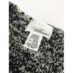 Vintage Marled Knit Sweater Vest | Size M Black Size M Photo 10