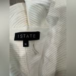 1. State  Ivory V-Neck Sweater with Balloon Sleeves Photo 8