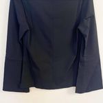Nicole Frank Zip Off Bell Sleeves Fruzsina Top Swiss tech Stretch Fabric Small Black Photo 6