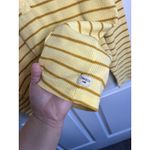 Toad & Co Foothill Long Sleeve Hoodie Size S Yellow Brown Stripes Casual Pullover Photo 4