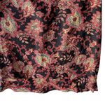 TRISTAN & ISEUT Paisley Floral Print Knee Length Chiffon Canada Black Size 6 EUC Photo 3