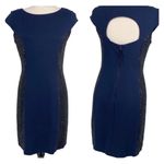 Phoebe Couture  leather sequin sheath bodycon dress [size 6] Photo 1