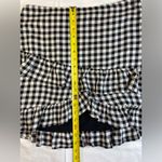 Lost + Wander Lost‎ + Wander Gingham Check skirt asymmetrical ruffled hem Lined size L Photo 4