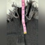 Topshop Bundle Summer Moto KIRI Black and Blue Jean Shorts with Distressed Hem Photo 9