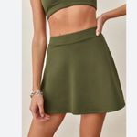 Reformation NWT Active Sports Bra and Skort Set in Fern Green Photo 2