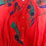 Vintage 80s Marc d’Alcy Pullover Sweater Beaded Sequin Top Shoulder Pads size M Multiple Size M Photo 3