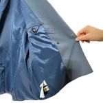 Madewell  Rosedale Blazer Women’s 8 Blue Double Breasted Jacket Photo 6