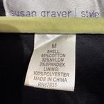 Susan Graver  Style Black Satin Ruched Back Jacket Sz M Photo 5