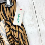 Show Me Your Mumu Skirt Women Medium Why Knot Taupe Tiger Mini Pull On Animal Photo 1