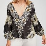 Free People Birds of a Feather Top in Black Size XS Photo 0