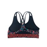 Under Armour Under‎ Armour Sports Bra Medium Impact Black Printed Activewear (Est. M) Photo 2