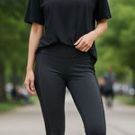 Wilfred  Charcoal Gray Leggings Photo 0