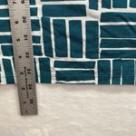 Garnet Hill Henley sleep Dress Womens Small Green White VNeck Pocket Lightweight Photo 3