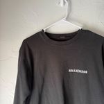 John Galt HELLRAISER Dragon Graphic Long Sleeve Crop Top Black 2016 Grunge Photo 3