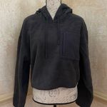 UGG  Women's Myley Sherpa Hoodie color Gray Sz Large Photo 2