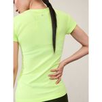 Athleta New L Momentum Seamless Tee Large Aloe Green Photo 3
