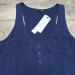 Maven West  Peplum Navy Blue Tank Size‎ XS Photo 3