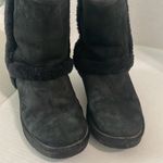 UGG  Boots Black Suede Carter Boots in size 9. Well loved but still life … Photo 4