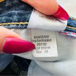 American Apparel women's dark stone wash pencil jean size 28 RSADS300 Photo 7