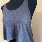 Zeyana Outfitters vintage high low flowy tank Gray Photo 1