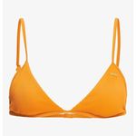 Roxy Mind of Freedom Rust Triangle Adjustable Criss Cross Bikini Top Only S Photo 2