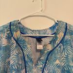 Swimsuits for all blue tropical floral coverup dress Size 24 Photo 1