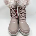 Sorel Joan of Arctic Next Waterproof Boots Mauve Vapor Pink Faux Fur Size 9 Photo 5