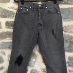 superdown Revolve Black Gray boyfriend mom jean Photo 5