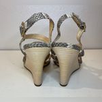 Kate Spade ‎ Snakeskin Pattern Wedges Sandals Size 7 B Photo 5