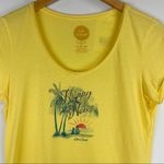 Life is Good NWT Yellow Graphic Happy Hour Top Photo 5