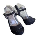 Brash Suede Platform Heels Photo 10