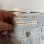 Levi's Levi’s High Rise Wide Leg Crop Utility Light Wash Jeans Size 27 Photo 3