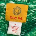 Ruby Rd. Green Boucle Knit Capelet Cardigan Poncho Sweater Size M Size M Photo 1