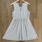 Old Navy Sleeveless Fit & Flare Jersey Knit Dress in Heather Grey Size Medium Photo 4