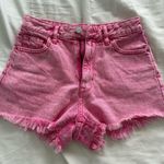 PacSun  Pink Jean Shorts High-Rise Photo 1