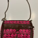 Rebecca Minkoff Woven Pink and Brown Shoulder Bag Photo 4